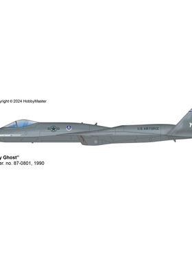 1:72YF-23战斗机灰色幽灵87-0801合金成品模型军机收藏摆件HA2850