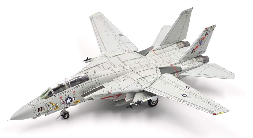 Calibre Wings CA721410 F-14A雄猫 VF-74 魔鬼中队合金成品模型
