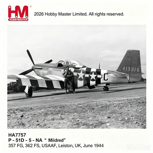 HM148P-51D-5-NA合金成品模型