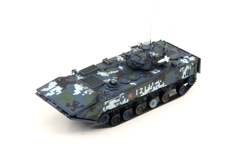 unistar 1/72中国zbd-05两栖步战车合金成品战车模型海洋数码涂装