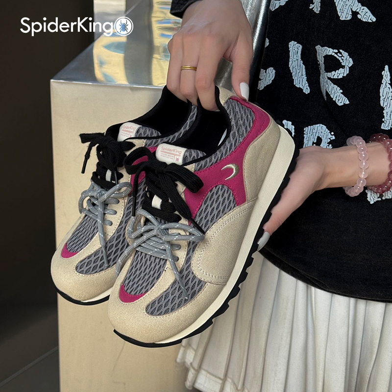 蜘蛛王官方正品授权女老爹鞋