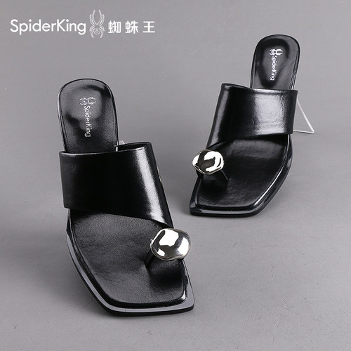 蜘蛛王官方正品授权高跟凉拖