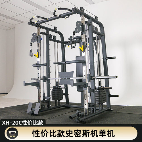 史密斯机家用飞鸟龙门架综合训练器多功能深蹲架商用套装健身器材