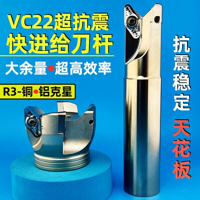 三露VC22航空铝用R3快进给铣刀杆
