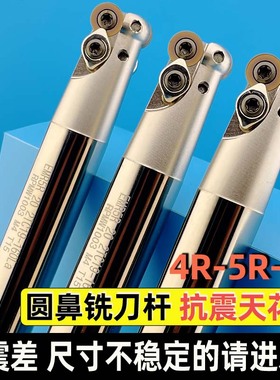 圆鼻铣刀杆 EMR数控抗震刀杆 CNC加工中心R4R5R6牛鼻立铣刀杆