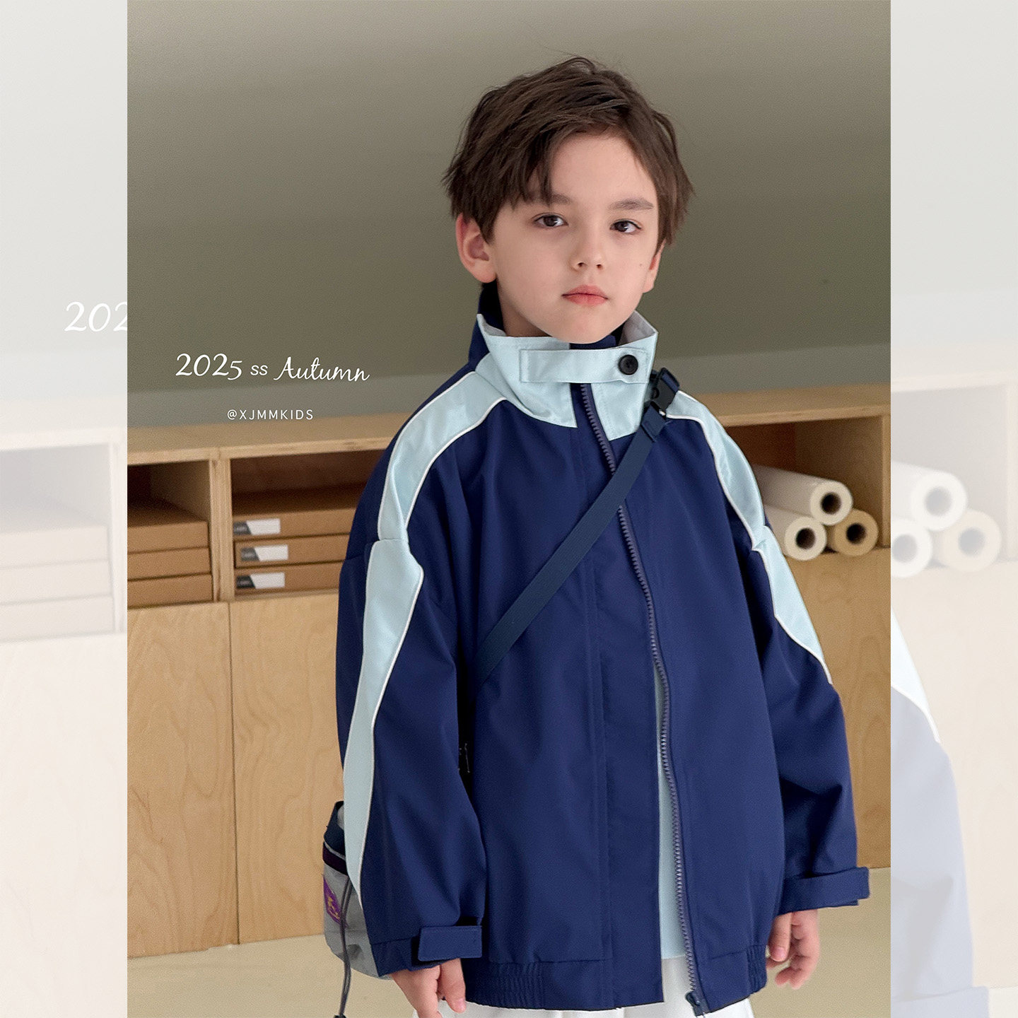 虾酱麻麻男童风衣秋冬季2025新款男孩上衣韩范洋气撞色儿童装外套,童装/婴儿装/亲子装,普通外套,淘宝优惠券,粉丝福利购,淘宝优惠卷