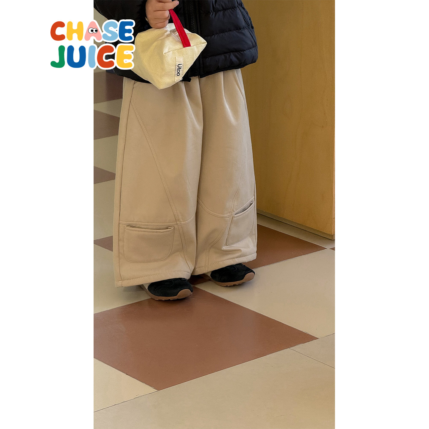 【小童】虾酱麻麻男童加绒裤子冬装2025新款阔腿保暖儿童装休闲裤,童装/婴儿装/亲子装,裤子,淘宝优惠券,粉丝福利购,淘宝优惠卷