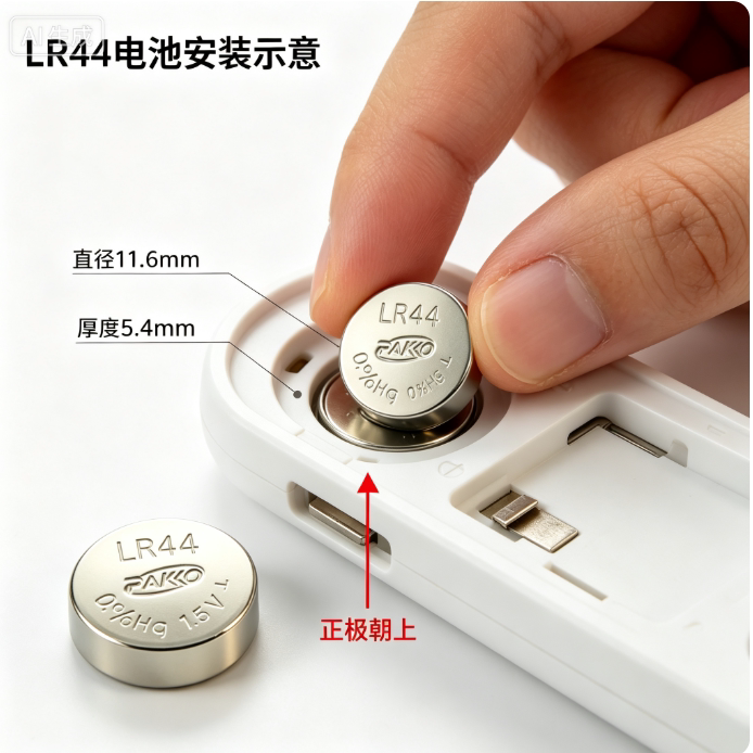 LR44碱性AG13/1.5V纽扣电池