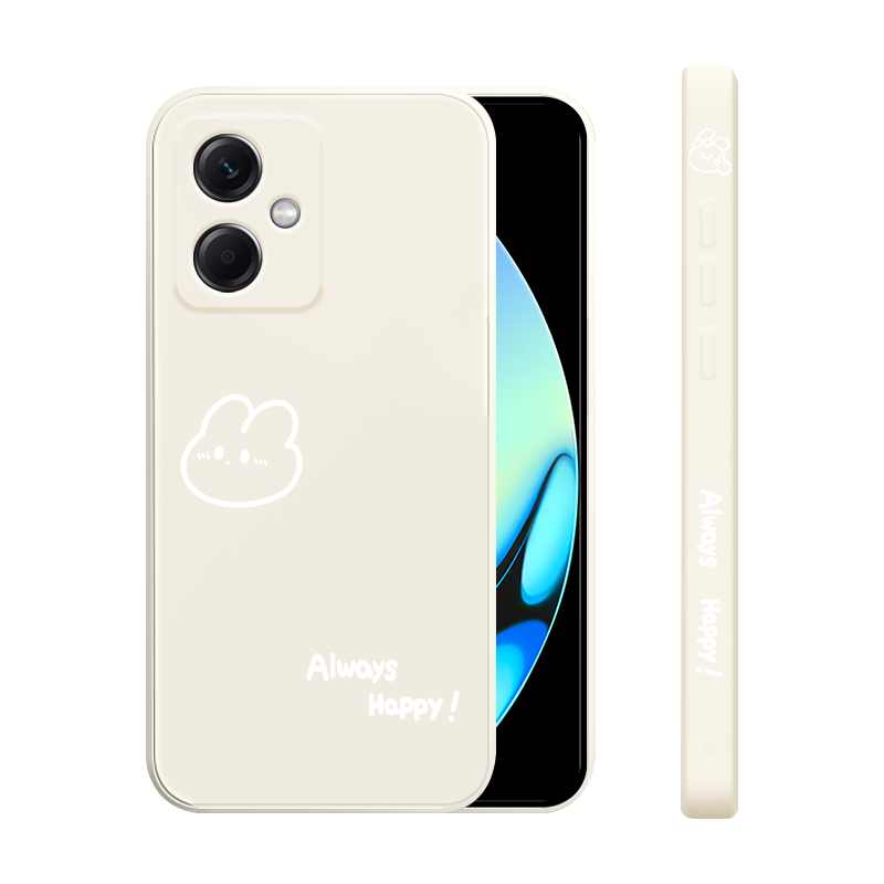 适用于Redmi红米note12手机壳note12pro+液态硅胶12Rpro新款保护套12tpro 极速版简约好运熊12turbo全包防摔