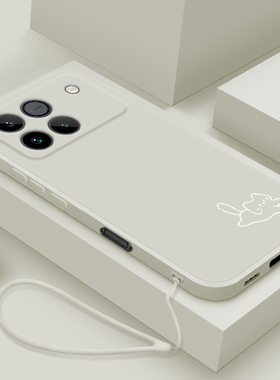 适用荣耀WIN手机壳小猫小鱼WINRT新款液态硅胶honor win保护套全包创意男女款AAK-AN00直边简约防摔软壳