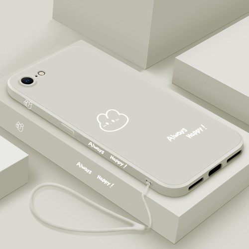 适用液态硅胶苹果手机壳简约