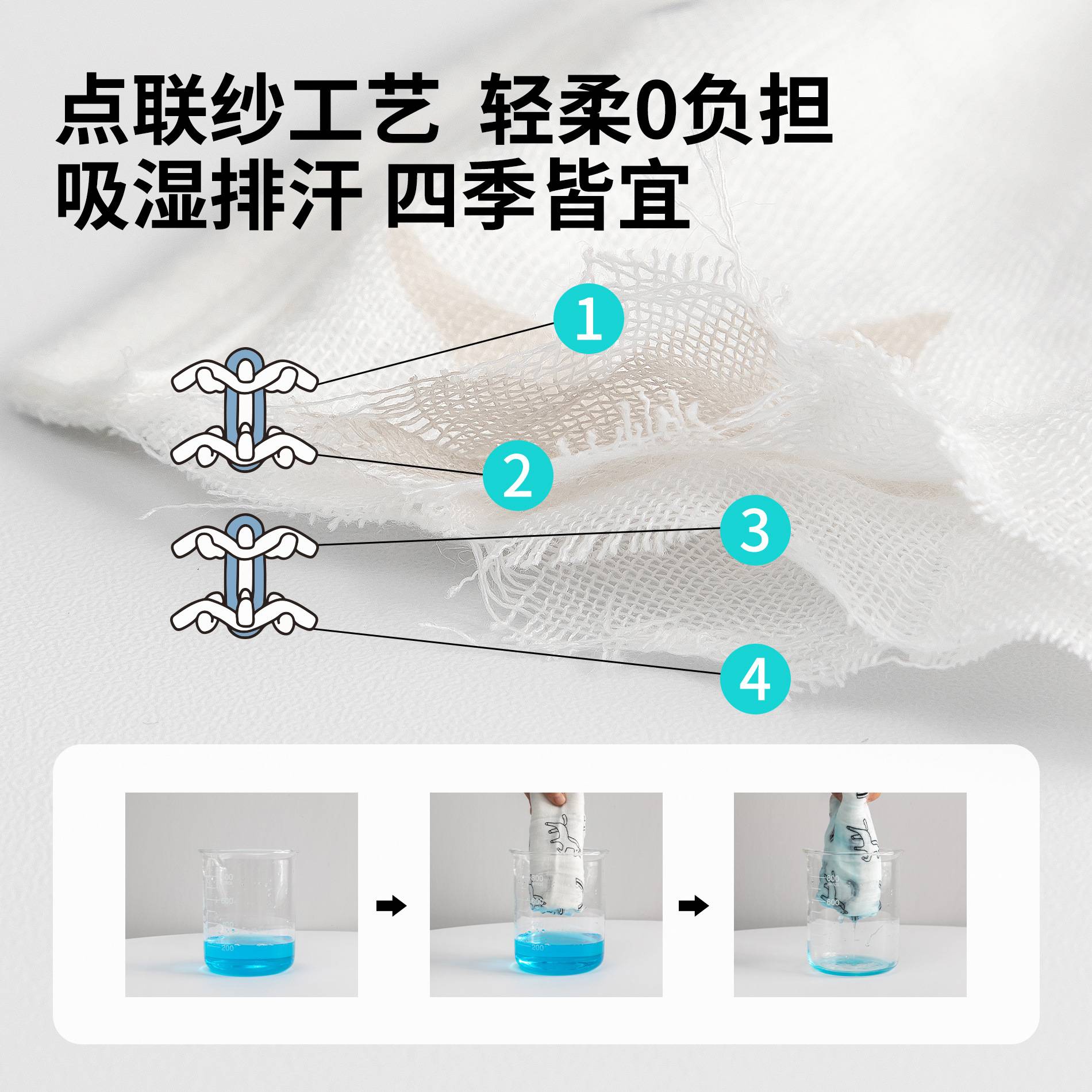 2025全棉吸水毛巾新款婴幼儿口水巾儿童手帕带挂钩新生儿方巾