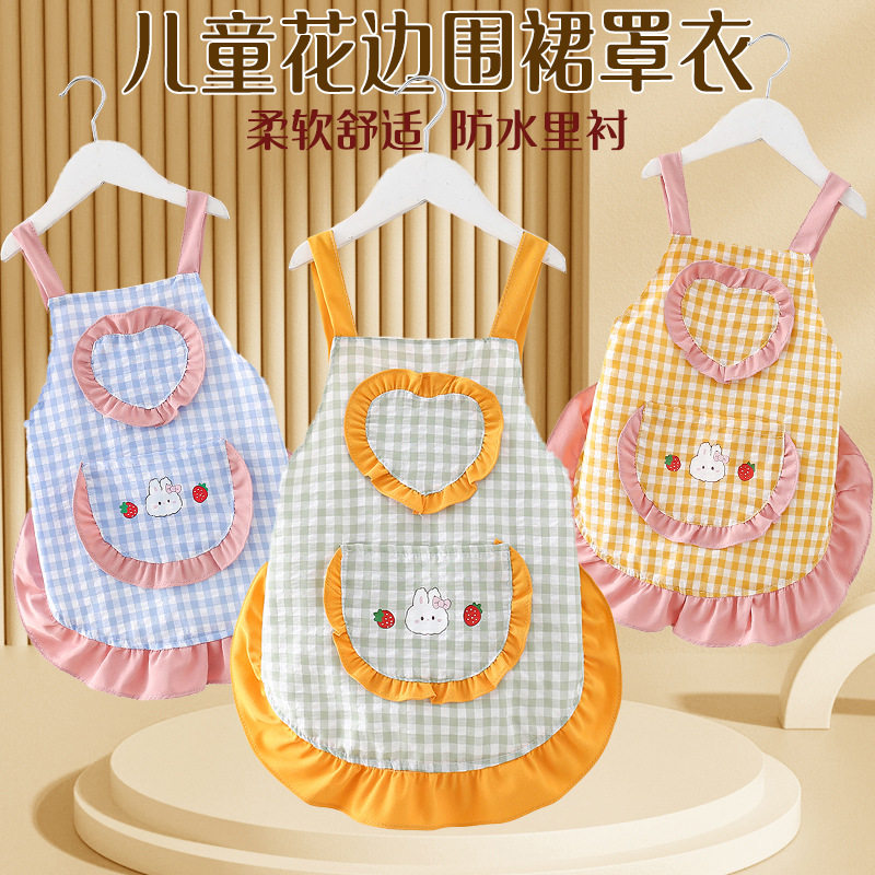 罩衣女宝宝纯棉秋冬儿童
