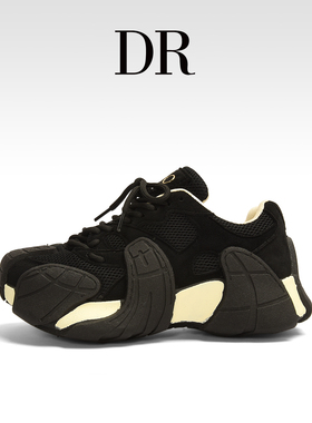 DR官方正品超火八爪鱼老爹鞋女2025新款轻便厚底增高运动风休闲鞋