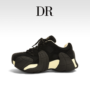 轻便厚底增高运动风休闲鞋 女2025新款 超火八爪鱼老爹鞋 DR官方正品