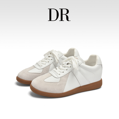 时尚休闲软底华夫阿甘鞋德训鞋