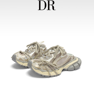 女绑带厚底增高透气运动鞋 巴黎3xl老爹鞋 男 2025新款 DR官方正品