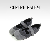 浅口单鞋 粗跟潮流女鞋 一字扣带女鞋 圆头春季 CENTREKALEM鞋 履