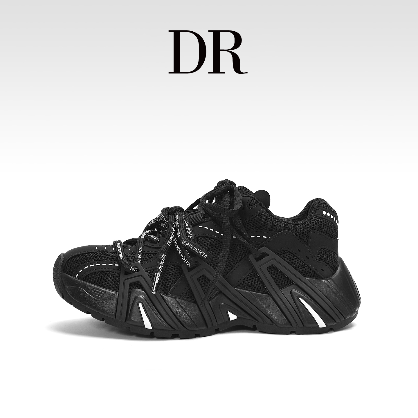 DR官方正品巨好看老爹鞋女2025新款显脚小厚底增高小个子运动鞋