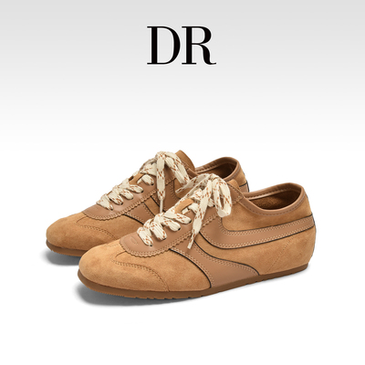 百搭透气运动阿甘鞋复古德训鞋女