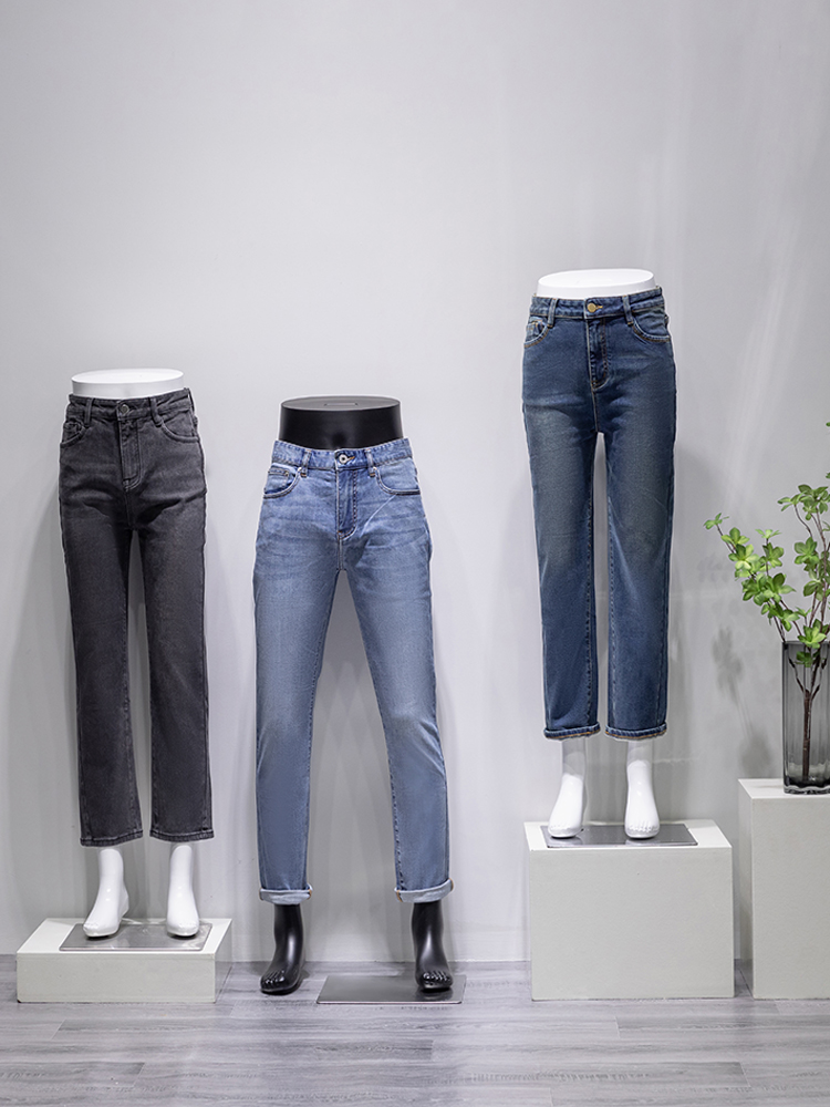 服装店男模特道具下半身腿模橱窗高档白女裤模展示架人体模特全身