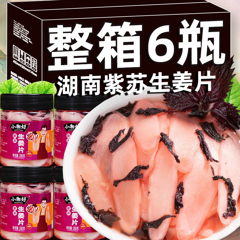 紫苏生姜片紫苏泡仔姜嫩姜芽