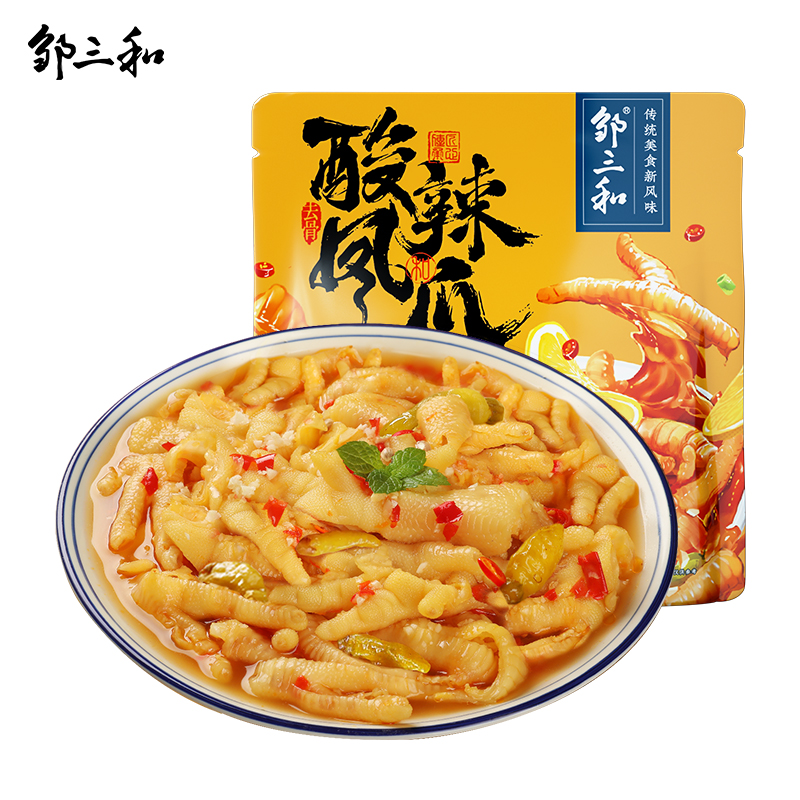 700g不只是鸡爪，内含蔬菜包、鸡汤、料包等
