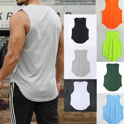 gym clothes tank top sportswear vest men 速干运动背心 无袖
