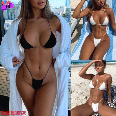Sexy triangle cup bikini women swimsuit