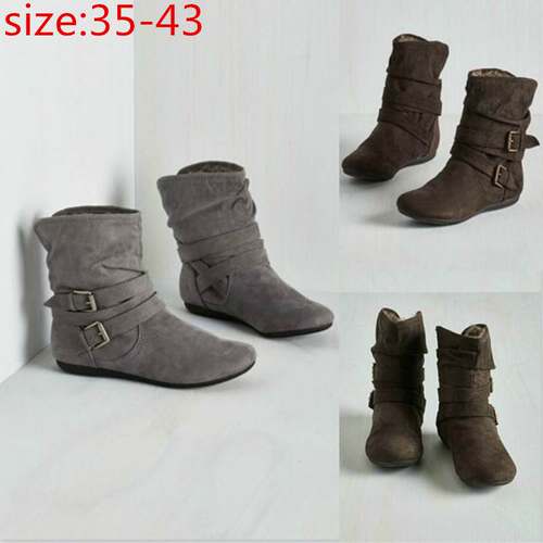 35-43 Size women's short cotton boot大码女士时尚短筒棉靴