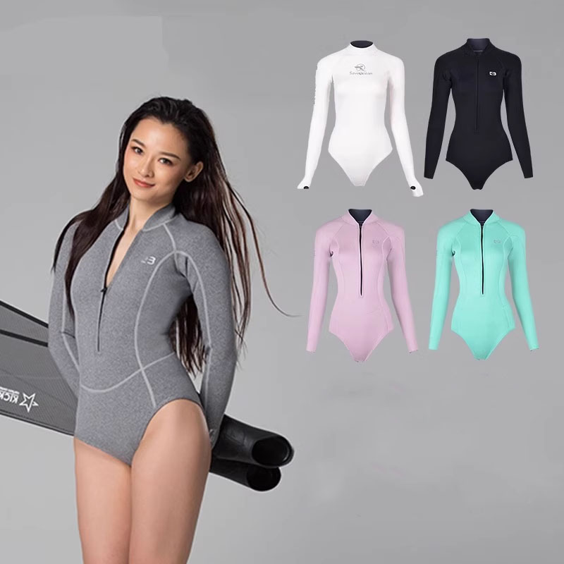 BESTDIVE经典纯色系列长袖湿衣