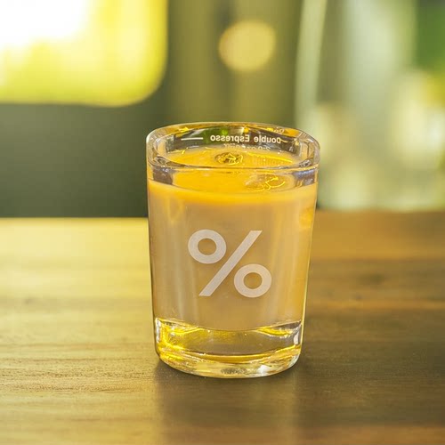 阿拉比卡意式浓缩同款咖啡玻璃杯
