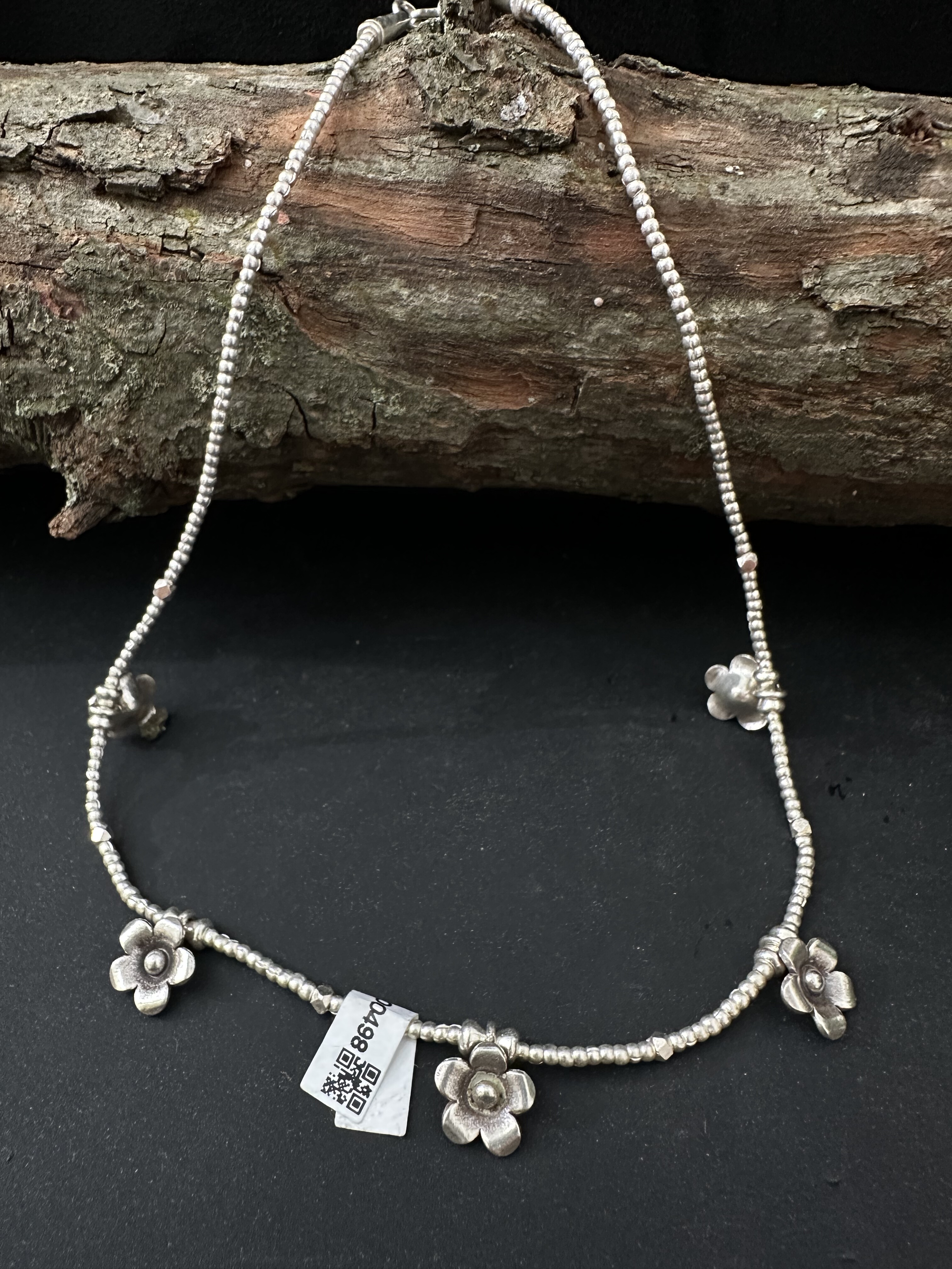 泰国清迈手工纯银项链女款简约百搭小众设计感高级轻奢气质项链