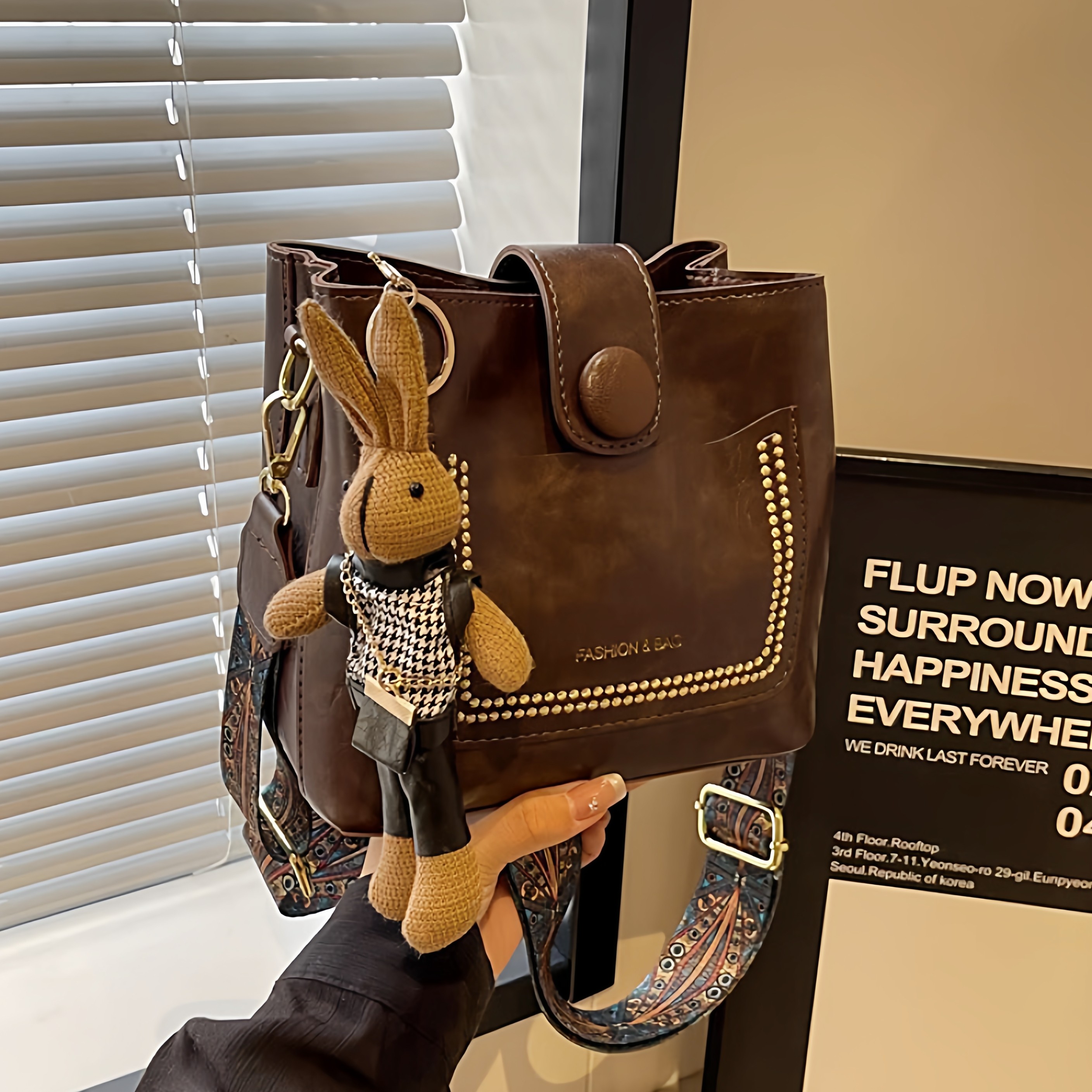 水桶包车缝线通用款女包