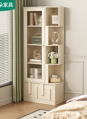 实木飘窗柜储物柜阳台收纳柜书柜一体窗边置物窗台转角柜子5F114