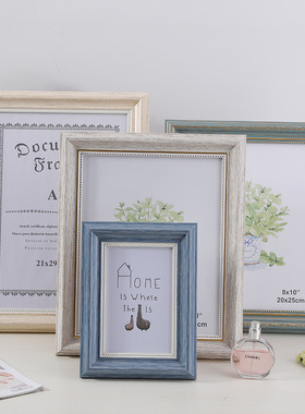 样板房展厅家居软装玄关相框