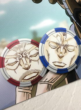 素漫绘jojo的奇妙冒险周边徽章二乔吧唧胸针胸章波鲁纳雷夫冰箱贴