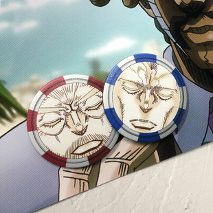 奇妙冒险周边徽章二乔吧唧胸针胸章波鲁纳雷夫冰箱贴 素漫绘jojo