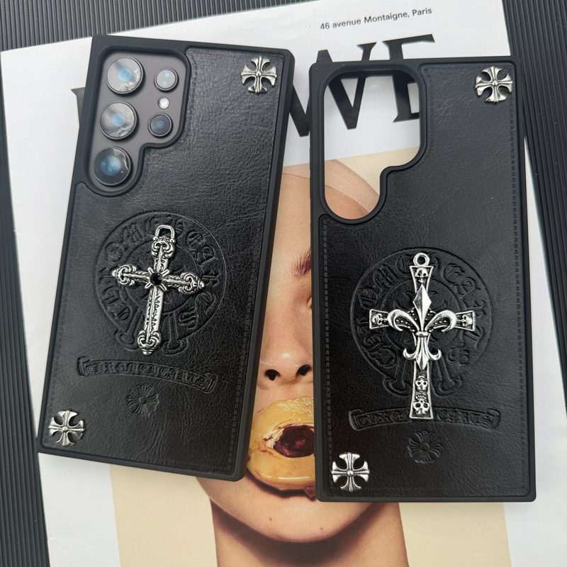 三星S24Ultra皮质复古奢华全包