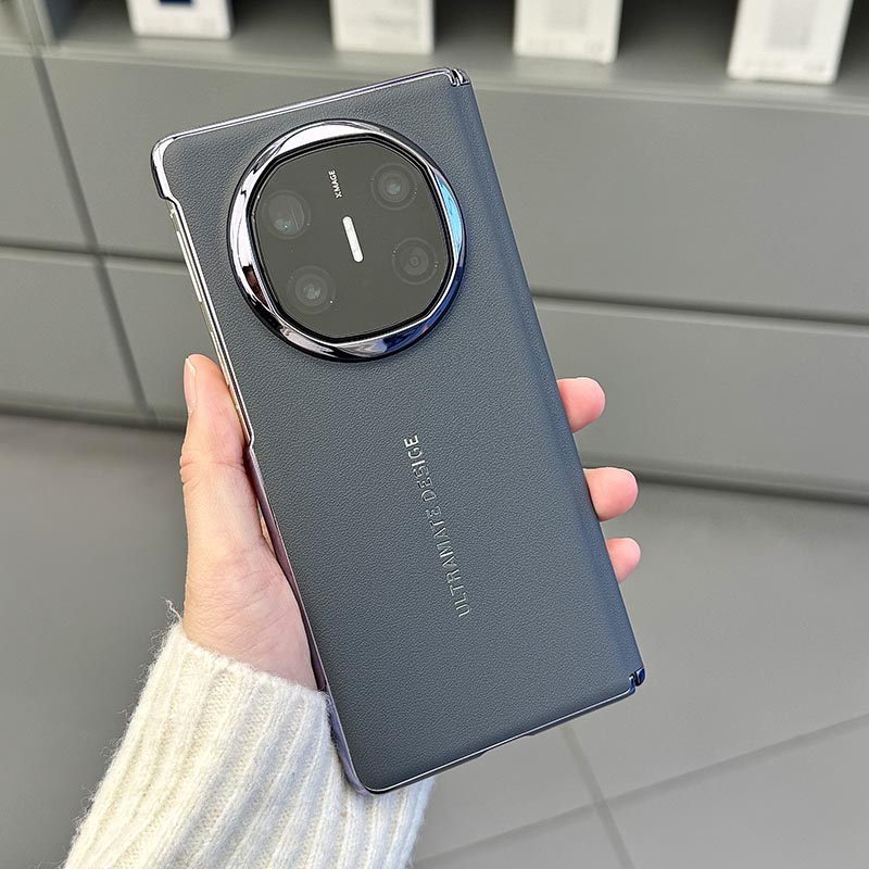 一体中轴铰链适用华为matex6手机壳新款折叠屏matex6典藏版保护套魅特x6全包防摔男女灰高级感超薄小众后盖壳