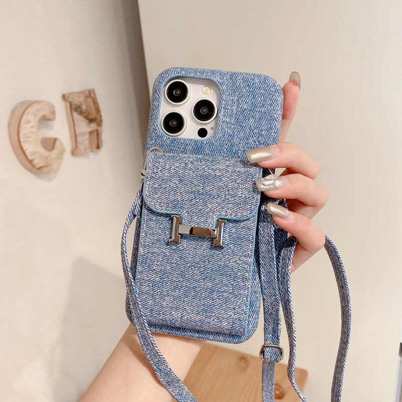 苹果iphone16布艺创意斜挎式新款