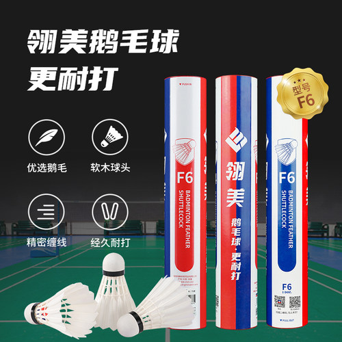 翎美国际专业比赛级室内外羽毛球