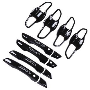 专用于十代思域门碗拉手碳纤纹思域两厢车门把手改装饰贴保护配件