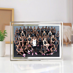基普乔格水晶玻璃相框马拉松明星周边宿舍桌面摆台房间摆件送礼物