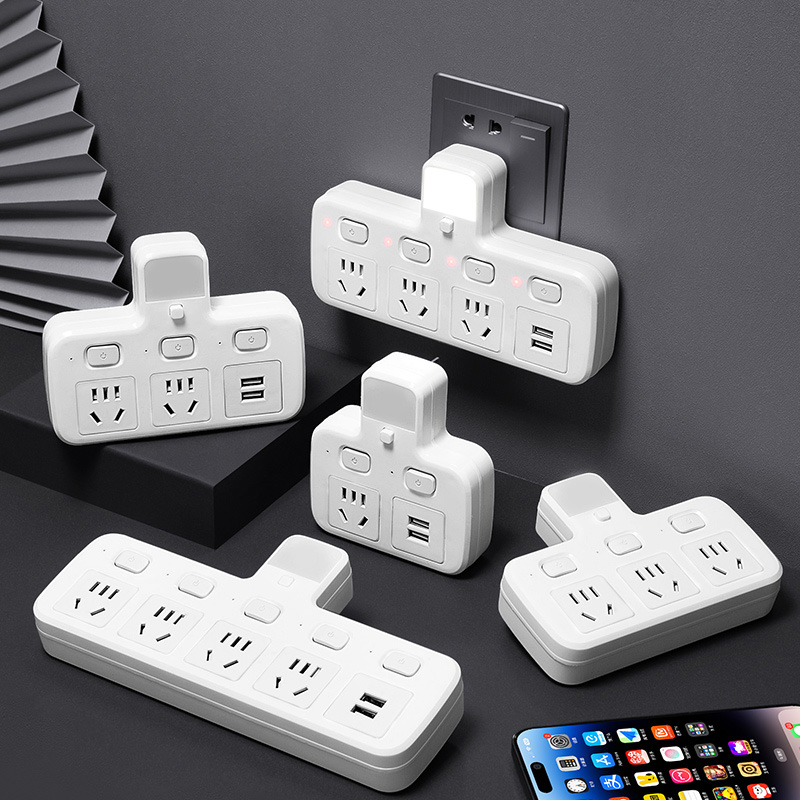 公牛官方插座无线转换器夜灯USB