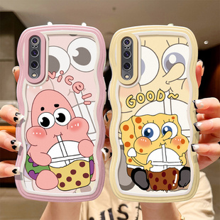 适用小米9pro手机壳日韩可爱女生M1908F1XE时尚 潮女xiaomi9保护套ins风M1902F1A硅胶卡通海绵宝宝ml9pro软壳