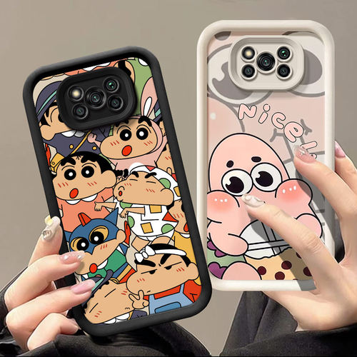 小米PocoX3硅胶卡通情侣天眼软壳