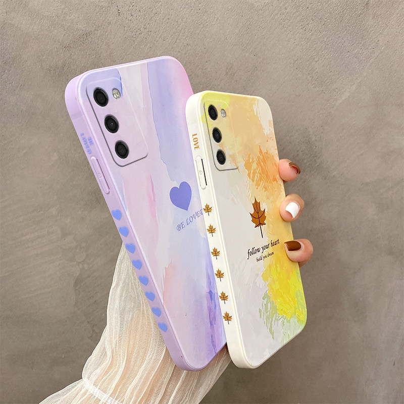 适用三星A03s手机壳简约可爱心Samsung新款a03s手机外壳Galaxy a03s保护套三兴a03s卡通潮女ao3s时尚硅胶全包