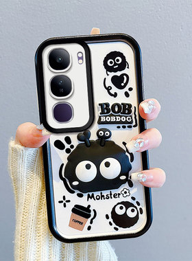 可爱卡通适用VivoV40Lite手机壳煤球ins风帕恰狗vivi V40简约创意V40SE情侣V29潮流V27e日韩时尚男女保护套潮