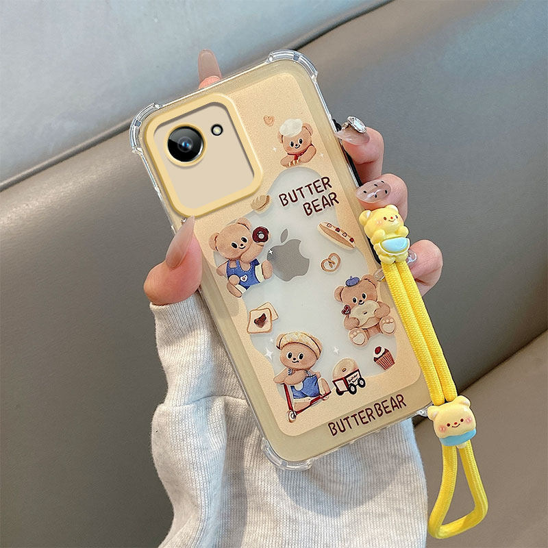 气囊四角防摔卡通男女软壳